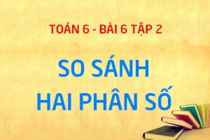 So sánh phân số: Cách so sánh hai phân số khác mẫu số, hai phân số cùng mẫu số - Toán 6 bài 6 tập 2 C3